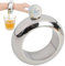 Fukamou Edelstahl-Armband-Flachmann,Armband Armreif Handgelenk Flachmann 3,5 Oz | Niedlicher Flachmann mit Armband für Whiskey, Bars, Partys, Tanzgeburtstage, Frauen, Musikfestivals
