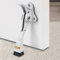 Kick Down Door Stoppers for Bottom of Door, Heavy Duty Kickdown Door Stop, Adjustable Door Stoppers (4 Inch x 1 Pack, White)