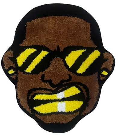 HYPEECE Angry Swag Man Teppich, coole Teppiche für Schlafzimmer, ästhetisch, hochflorig, weich, beflockt, coole Raumdekoration für Jungs, flippige Badematte, Hypebeast-Dekoration, 61 x 71 cm (Swag Man