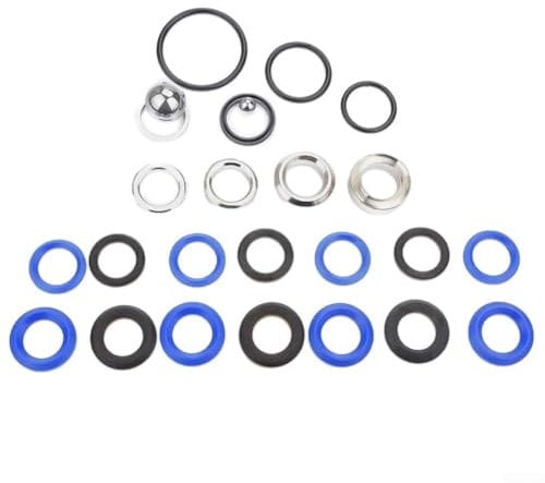 Zoegneer Sprühpumpe Reparaturset 1095 5900 Dichtung Reparatursatz für Airless-Farbspritzgeräte Edelstahl und Silikonkomponenten