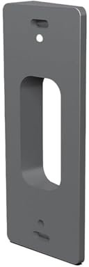 WAZUBC Anti Theft Ring Video Doorbell Mount with Adjustable Angle, WiFi Video Angle Adjustment Mounting Plate Bracket Doorbell Camera Door Bracket Wedge Kit for Home (Left Right)