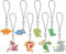 BEEFLYING 8 Stück süße Handyanhänger Kawaii-Schmetterling Charms-Riemen ästhetische Y2K-Handyanhänger Zubehör für Tasche Schlüsselanhänger Airpods Kamera Geldbörse Dekor (gemischte Farben)