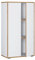 VCM Holz Büroschrank Ordner Aktenschrank Büromöbel Schrank Salia 3-Fach Breite 60 cm Drehtüren