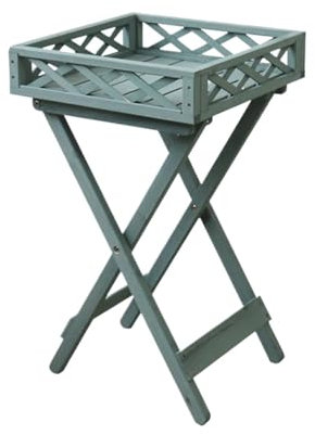 RUVOO Pflanzenregal Blumentreppe Blumenständer Gartentisch Für Den Außenbereich Gartenarbeitsplatz Pflanzregal Regale Arbeitsstation Pflanzenständer Blumenregal Blumenbank(Grün)