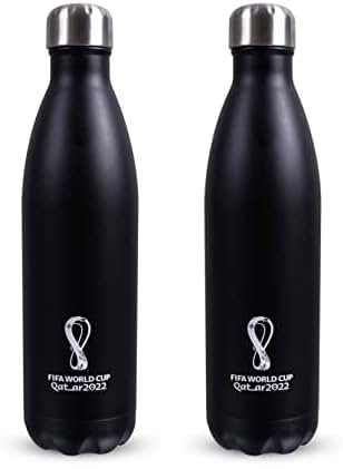 FIFA 2022 Qatar World Cup 500ml Thermal Vacuum Flask Bottle (Pack of 2)