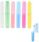 Diffaxy 6 pezzi Portaspazzolino Portaspazzolino in plastica per viaggiare Portaspazzolino Portatile, Portaspazzolino Da Viaggio Vari Colori, bianco, Home Furnishings
