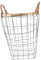 Happyyami Aufbewahrungskorb Aus Schmiedeeisen Eierkorb Aus Metalldraht Küchenmülleimer Runder Drahtkorb Sammelkorb Utensiliengabelkorb Country Aufbewahrungskorb Küchenkorb Wäschekorb Rattan