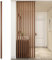 Raumteiler aus Massivholz, vom Boden bis zur Decke, moderner Luxus-Wohnzimmer-Trennpfosten mit einfacher Installation, vertikale Balkenwand für Schlafzimmer, Wand, 165 cm, Holzfarbe
