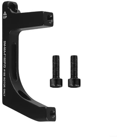 Road Bike Flat to Post Mount Disc Brake Adapter Precision Machined for Optimal Fit and Functionality (front 160MM)