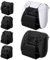PlayVital 2 Stück Ständer für ps5 Controller,für ps4,Universal Display Gamepad Stand für Xbox Series X/S, für Xbox One,Aluminium-Metall Controller Halterung Zubehör für Switch Pro-Schwarz