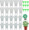 20 unidades de enrejado para plantas de interior, enrejado para plantas en maceta, enrejado apilable, ayuda para enredaderas, plantas de interior, soporte pequeño para macetas, rejilla para trepar