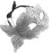 minkissy Fancy Dress Masks Adjustable Elastic Band Lace Butterfly Half for Halloween Masquerade and Parties Luxurious Dragon Motif for Unisex Cosplay