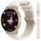 RifePhi Smartwatch Donna con Chiamate Dirette & Monitoraggio Ciclo Mestruale, 1.27 HD TFT, Fitness Tracker IP68, Contapassi, Sonno, Cardiofrequen per Android & iOS (Beige)