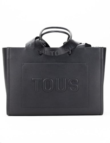 TOUS Shopper Grande Amaya Negro, Para Mujer, Medidas 30 x 40 x 17 cm, Colección Tous La Rue New