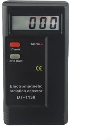 DAZZLEEX DT-1130 Elektromagnetischer Strahlungsdetektor, EMF-Messgerät für Magnetfeld- & RF-Erkennung 50 Hz - 2000 MHz, Handheld-tragbar mit LCD-Display, kompatibel mit Heim und Industr