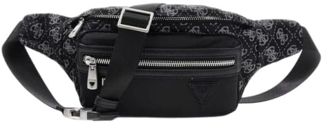 GUESS Gürteltasche Berlin Bumbag Dark Black schwarz