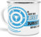 Emaille-Tasse mit Spruch So Sieht der Beste Jurist der Welt aus - Beruf/Arbeit/Hobby/Edelstahl-Becher/Metall-Tasse/Kollege