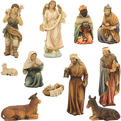 Dekop Krippenfiguren, Krippenfiguren orientalisch 11-teilig, geeignet für 11cm Figuren (444635096545)