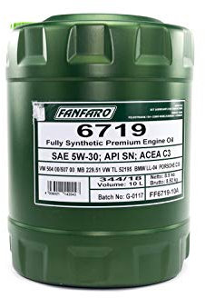 FANFARO Motoröl 5W-30 6719 Motor Öl ACEA C3 API SN 10L