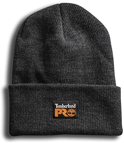 Timberland PRO Herren Uhrenkappe Beanie-Mütze, Dunkelgrau meliert, Einheitsgröße