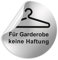Kinekt3d Leitsysteme Folienschild Schild - D = 100 mm PVC Silber - Robuste Kratzfeste Folie - UV beständig - Perfekt für Glastüren und alle glatten Flächen (Für Garderobe keine Haftung)
