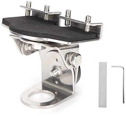 Plyisty K3‑66 Support en Acier Inoxydable de Montage d'Antenne de Voiture pour Antenne Radio et Radio Bidirectionnelle de Voiture, pour Hayon ou Coffre(K3-66)