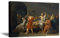 ZHONGYUTONG Der Tod von Sokrates Leinwand Kunstdruck Jacques Louis David Ölgemälde Bild Poster Berühmte Reproduktion Gemälde für Wohnzimmer (40x60cm, Gerahmt)