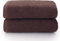 Top Towel - Plus - Lot de 2 Serviettes de Toilette - Serviettes de Bain - 100% Coton - 400 g/m² - Dimensions 100 x 50 cm - Brun