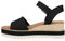 TOMS Women's Diana Wedge Sandal, Black Heavy Canvas, 5.5 UK