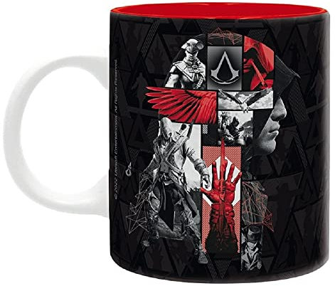 Assassins Creed - Tasse - Bruderschaft - Crest Logo Kaffeebecher - Legacy - Keramik - Geschenkbox
