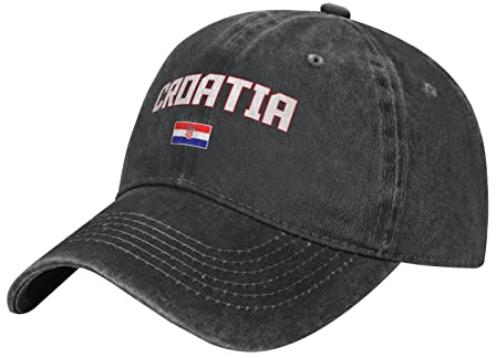 452 Damen Herren Baseball Kappen Kroatien-Flagge Cooler Kroate Baseballkappe Leicht Baseball Kappe Mütze Reine Farbe Basecap Für Golf Sport Wander