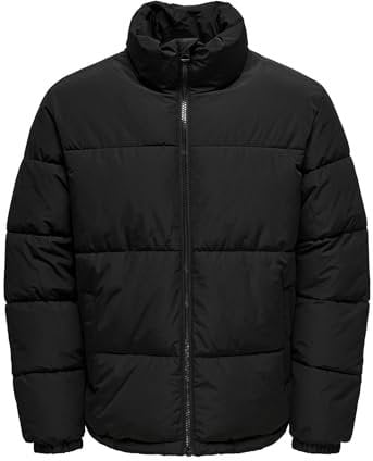 ONLY & SONS Male Daunenjacke Stehkragen Elastische Bündchen Jacke