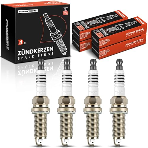 Frankberg 4x Zündkerze Zündkerzen Kompatibel mit i30 GD 1.6L Benzin 2011-2016 Tucson TL TLE 1.6L Diesel 2015-2020 Cee'D JD 1.6L Benzin 2013-2018 Replace# SILZKR6B-10E