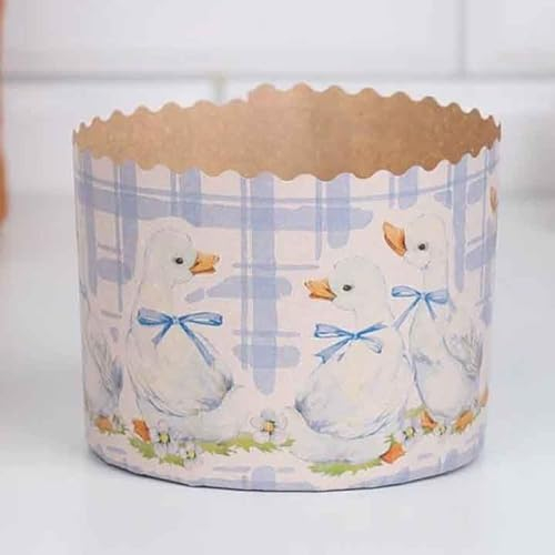 Papierbackform Osterkuchen 3 St. 400 gr. / Бумажная форма для куличей Утята, 3 шт.