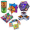 Mauepersu Magic Cubes, 6 in 1 3D Sternenklarer Himmel Zauberwürfel, Infinity Würfel Transformierende, Puzzle Cubes, Würfel Spielzeug zum Stressabbau, Kreative Geschenke für Kinder Erwachsene