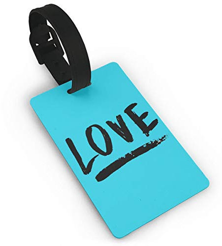 Love Personalisierte Gepäckanhänger aus PU-Leder für Koffer, Taschen, Reisezubehör