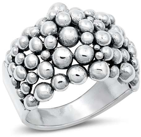 Sterling Silber Bubbles Ring LTDKLRP145175-110