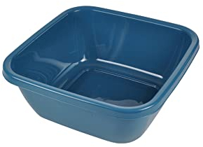 Homea, Baldosa de plástico, 6 L, 30 x 30 x 12 cm, Color Azul Pavo Real