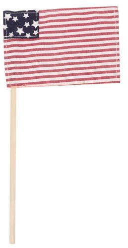 IMIKEYA Petits Drapeaux Américains Sur Mini Drapeau Américain Portable 4 Juillet Décorations De Drapeau Des États-Unis Pour Le Jour Du Souvenir Fête De L'indépendance Réunion