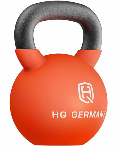 HQ Germany® Neopren Kettlebell | Vollguss | 2-32kg | Starter-Sets | ±2,0% Gewichtstoleranz, Gewicht:28KG