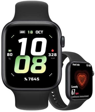 HONOR Watch 5 Smartwatch, 1.85” Display AMOLED Smart Watch Uomo Donna, 15 giorni di durata della batteria, GPS, Nero