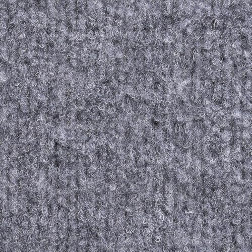 Internethandel Pfordt Kunstrasen 100x200 cm Grau, Rasenteppich mit Noppen, Outdoor Teppich wetterfest und pflegeleicht für Balkon, Terrasse und Garten