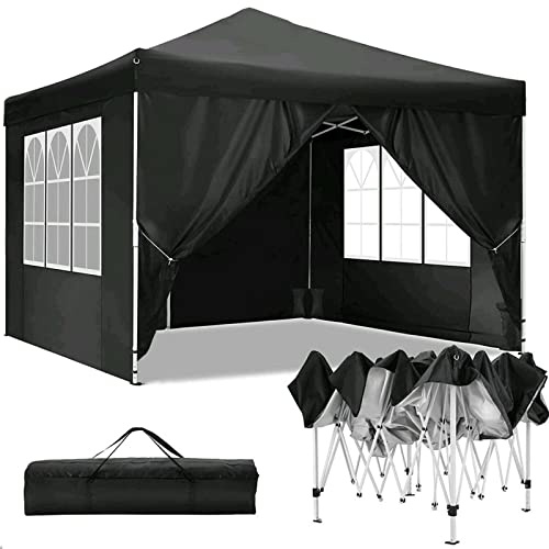 WDWDW Tienda de campaña Plegable retráctil con pérgola, Impermeable y portátil, Ideal para 3-8 Personas, con sombrillas para Acampar al Aire Libre.