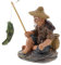 VICASKY Resina Cinese Retro Statua Per Acquari E Giardino Figure Decorative Per Stagno E Paesaggio Scelta Di Colore Casuale Gioielli D'Acquario Di Alta Qualità