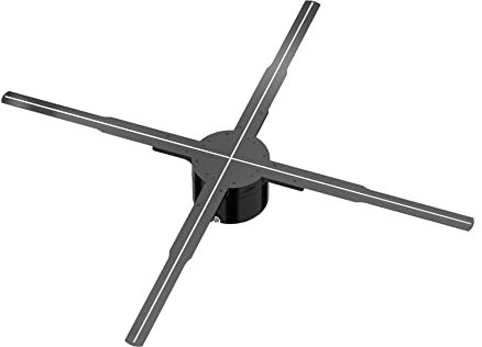 GLJTUO Proiettore Olografico 3D con Ventilatore, Controllo Remoto Wi-Fi, Proiettore di Luci Pubblicitarie Commerciali,