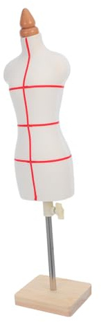 GALPADA Schneiderpuppe Weiblich Verstellbar Puppenkleid Modell für Selbstgemacht Nähprojekte Stabile Basis Kompakte Größe für Zuhause und Büro
