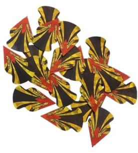 kesurpae Pear Standard Flights Replacement Accessories Set Better Stability Various Patterns Soft Tip Darts Increased Rigidity Darts Equipment Pear Standard Flights Replacement, Type J