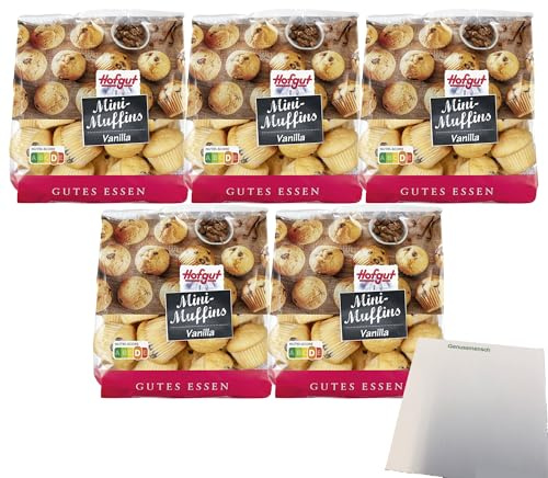 usy Bundle für Hofgut Mini Muffins Vanille VPE (5x225g Beutel) + usy Block