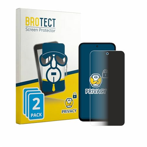 BROTECT 2 Stück Anti-Spy Blickschutzfolie für Xiaomi Poco M8s Privacy Screen Protector [Displayschutz-Folie, Sichtschutz, Blaulichtfilter]