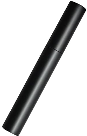 HOMOCONO Cepillo de Crema Colorante para Cejas y Bigote para Hombre, Negro, 10ml, Plástico Seguro Larga Duración, Adecuado para Uso Temporal y Fácil Aplicación